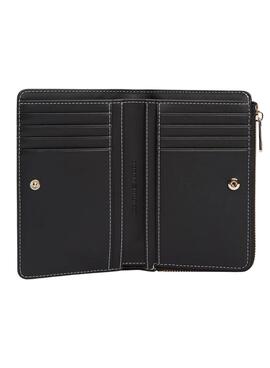 Portefeuille Tommy Hilfiger Monoplay Icon marron pour femme