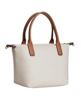 Sac Tommy Hilfiger Popette mini blanc cassé pour femme
