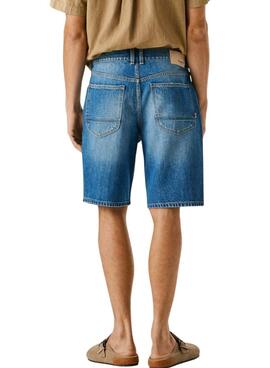 Bermudes Pepe Jeans Camden bleues pour homme.