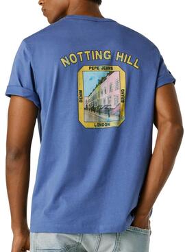 T-shirt Pepe Jeans Sion bleu pour homme