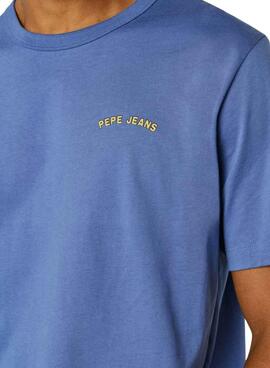T-shirt Pepe Jeans Sion bleu pour homme