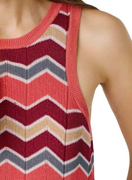 Top Pepe Jeans Kasha rose pour femme