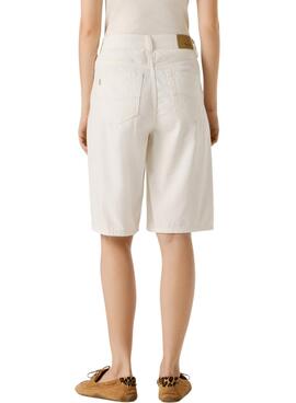 Bermudes Pepe Jeans Lexa blanc pour femme