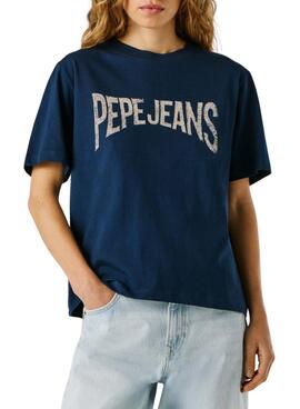 Maillot Pepe Jeans Maca bleu pour femme