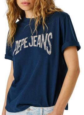 Maillot Pepe Jeans Maca bleu pour femme