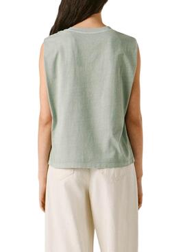 T-shirt Pepe Jeans Mirari vert pour femme