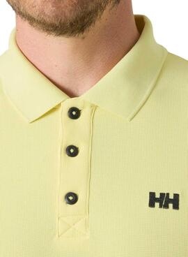 Polo Helly Hansen Driftline jaune pour homme