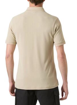 Polo Helly Hansen Driftline beige pour homme.