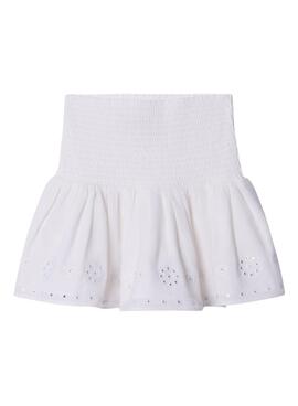 Jupe Pepe Jeans Holly blanche pour fille