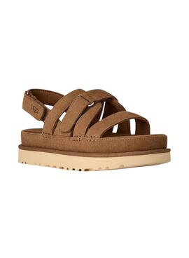 Sandales UGG Goldenstar en châtaigne pour femmes