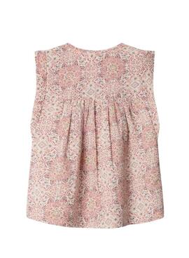 Top Pepe Jeans Hella imprimé floral pour fille