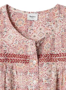 Top Pepe Jeans Hella imprimé floral pour fille