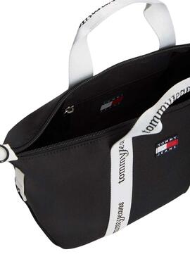 Sac à main Tommy Jeans Essential Mini tote noir pour femme