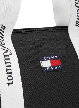 Sac à main Tommy Jeans Essential Mini tote noir pour femme