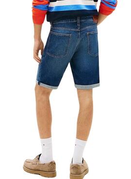 Jean Bermuda Tommy Jeans Ronnie en lavage foncé pour homme