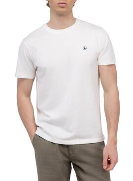 T-shirt El Ganso Dyed blanc pour homme