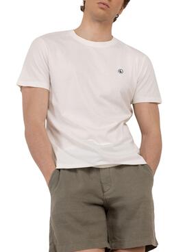T-shirt El Ganso Dyed blanc pour homme