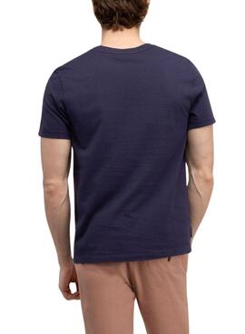 T-shirt El Ganso Dyed bleu marine pour homme