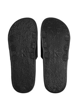 Sandales Calvin Klein Jeans Slide noir pour homme