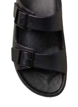 Sandales Calvin Klein Jeans Ergon noires pour homme.