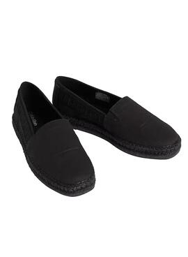 Espadrilles noires Calvin Klein Jeans pour hommes