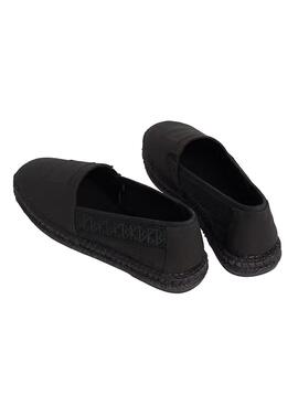 Espadrilles noires Calvin Klein Jeans pour hommes