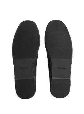 Espadrilles noires Calvin Klein Jeans pour hommes