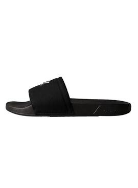 Sandales Calvin Klein Jeans Slide Canvas noir pour femme