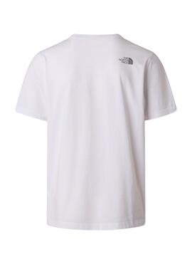 T-shirt The North Face Line blanc pour homme