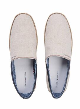 Espadrilles Tommy Hilfiger Chambray beige pour homme