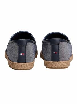 Espadrilles Tommy Hilfiger en chambray marine pour homme