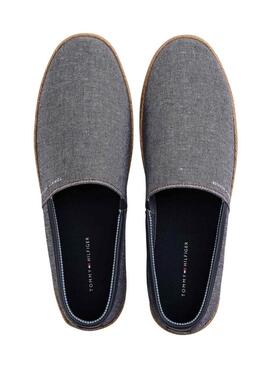 Espadrilles Tommy Hilfiger en chambray marine pour homme