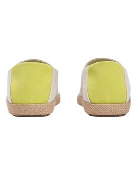 Espadrilles Tommy Hilfiger Core avec logo beige pour homme