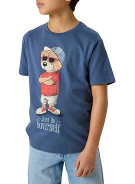 T-shirt Name It Dobs bleue marine pour garçon