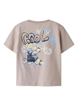 T-shirt Name It Digro chameau pour garçon