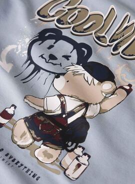 T-shirt Name It Digro bleue pour garçon.