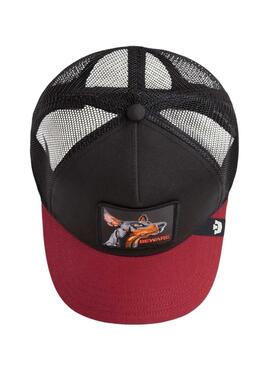 Casquette Goorin Bros Beware noire et rouge pour homme