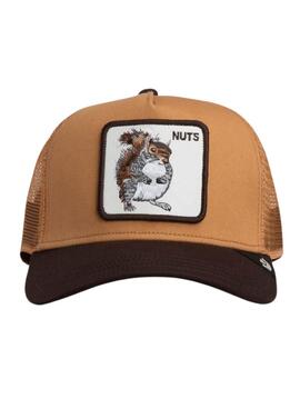 Casquette Goorin Bros Nuts marron et beige pour homme