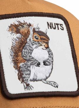 Casquette Goorin Bros Nuts marron et beige pour homme