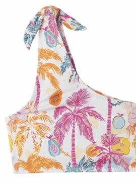 Maillot de bain Pepe Jeans Tropical avec des palmiers multicolores pour fille