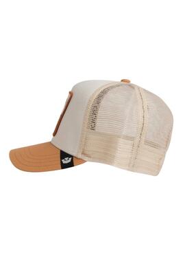 Casquette Goorin Bros The Goat blanc et moutarde pour homme