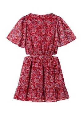 Robe Pepe Jeans Iliana rouge pour fille