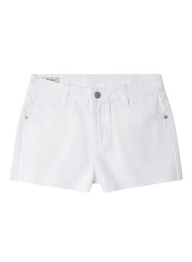 Shorts en jean Pepe Jeans A-Line blanc pour fille