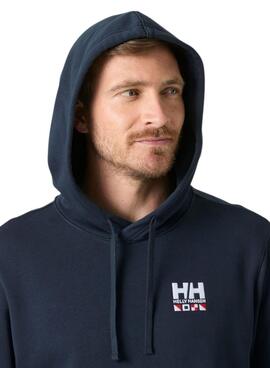 Sweat à capuche Helly Hansen Shoreline marine pour homme