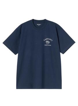T-shirt Carhartt Eightynine bleue pour homme.