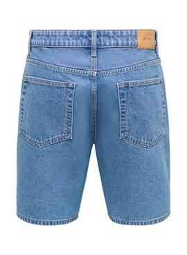 Bermudes Only and Sons Sedge denim moyen pour homme