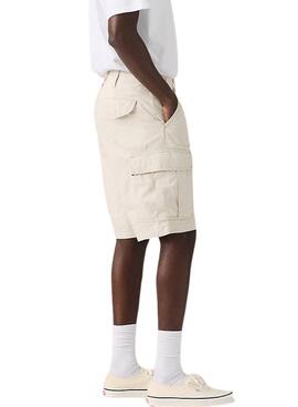 Bermudes Levis Carrier Cargo beige pour homme