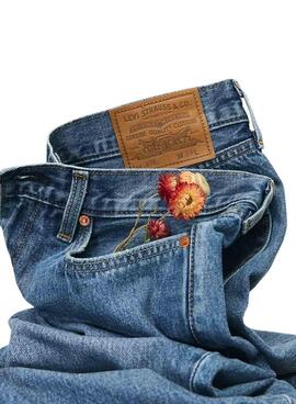 Bermuda en jean Levi's 478 Baggy bleu moyen pour homme