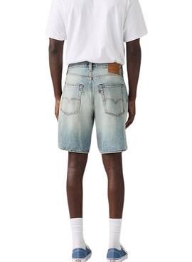 Bermudes en jean Levi's 468 Loose bleu clair pour homme