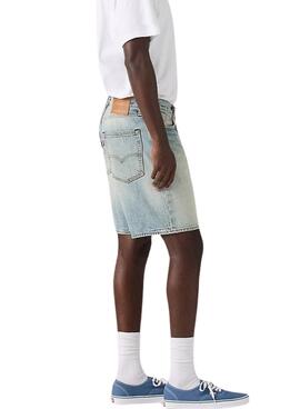 Bermudes en jean Levi's 468 Loose bleu clair pour homme